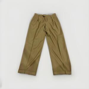ZANELLA MENS DRESS PANTS STEFANO 34x30 TAN COLOR RP $300+ MADE IN ITALY